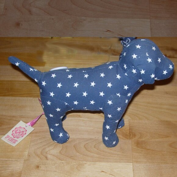 VS PINK Navy Blue w/Stars VOTE Mini Dog, 2008, w/ paper store tags - Picture 3 of 8